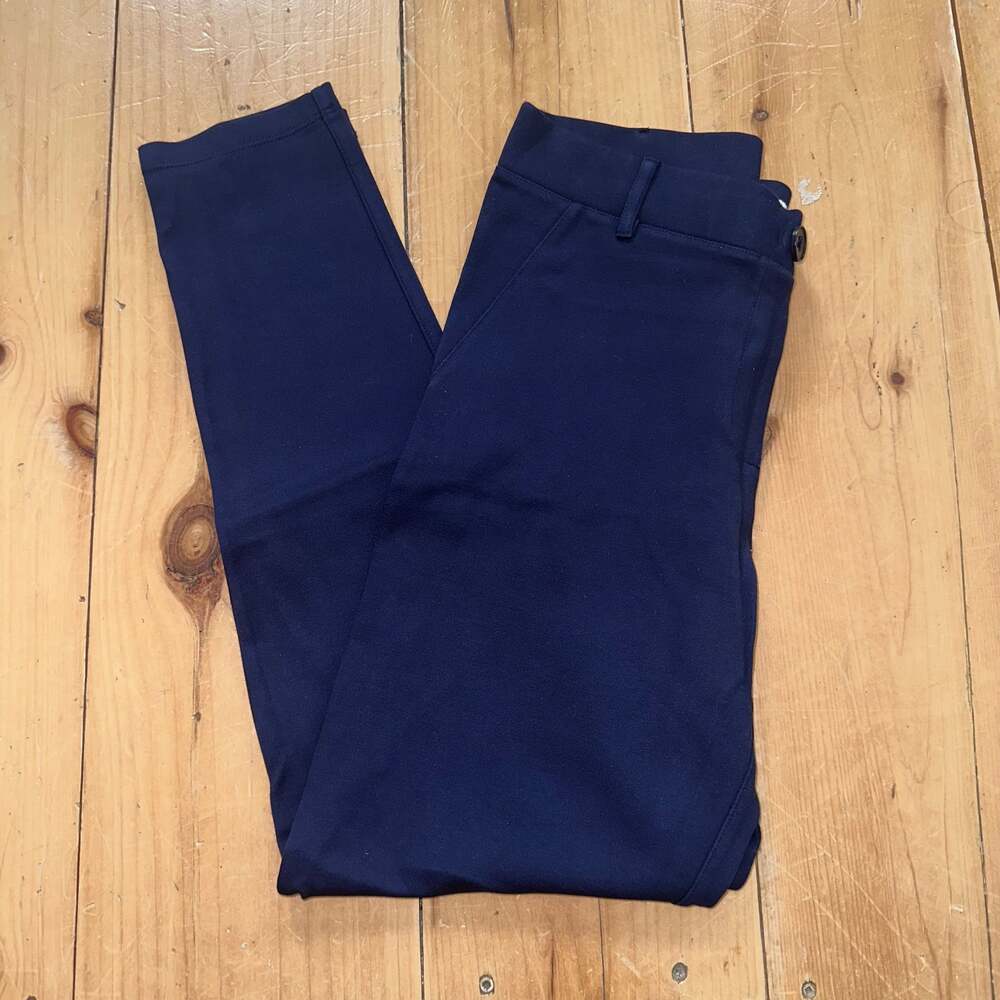 Betabrand Navy Blue Pull On Leggings Medium Petite MP